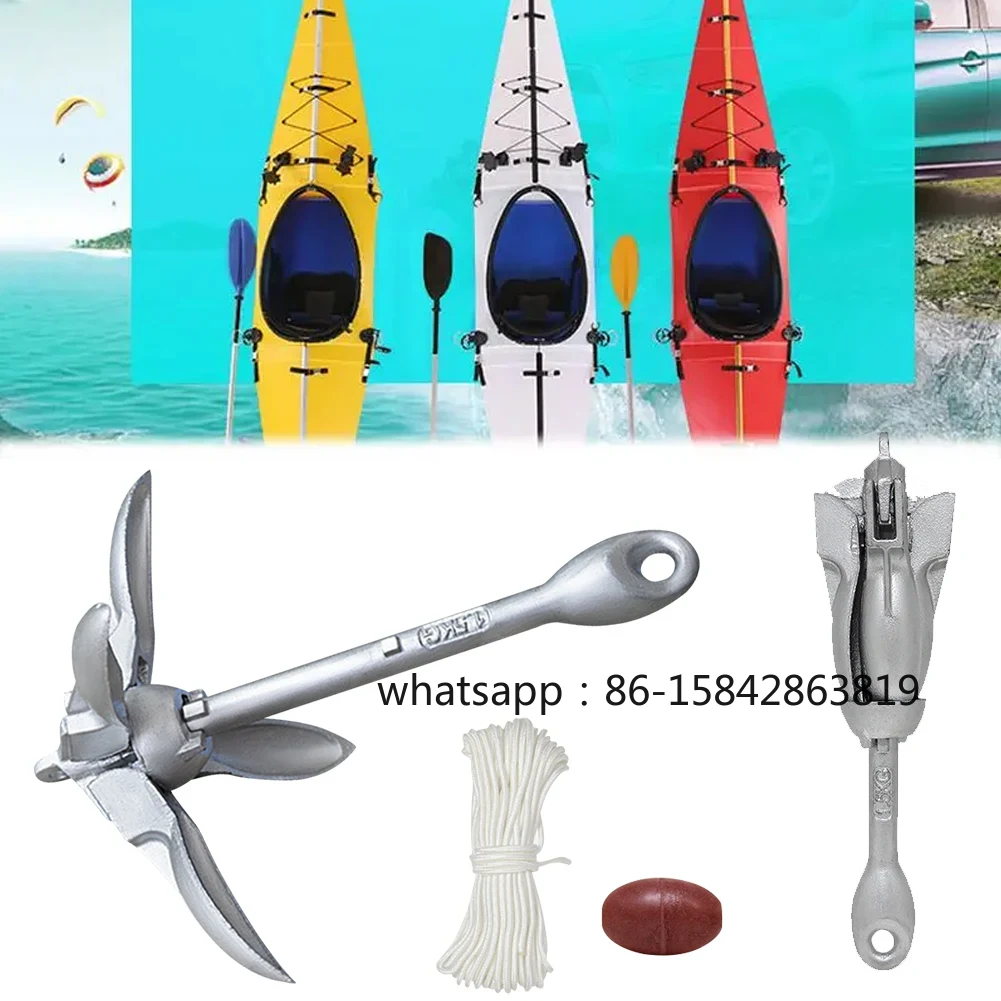 Fishing Kayak Anchor - Ancla Plegable de Acero Inoxidable de