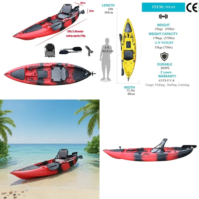 Fishing Kayak Sit In - Kayak de Pesca con Asiento Individual