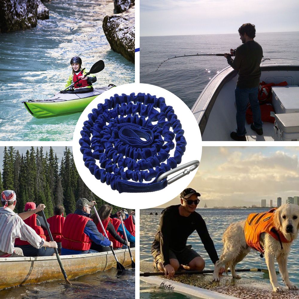 Correa elástica ajustable para - Fishing Kayak Paddle Leash reseña y precio