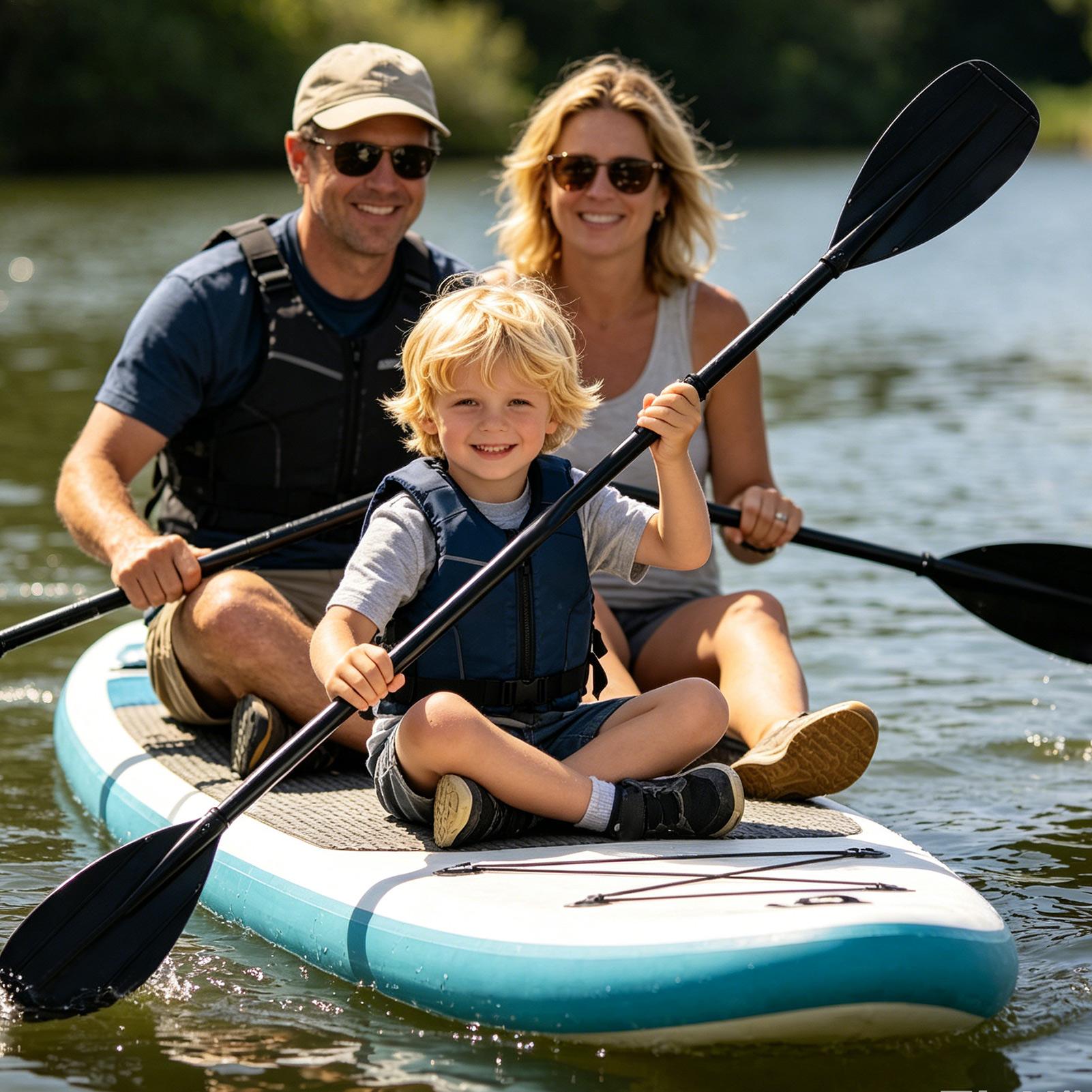 Pala de fibra de carbono de 2  - Fishing Kayak Paddle reseña y precio