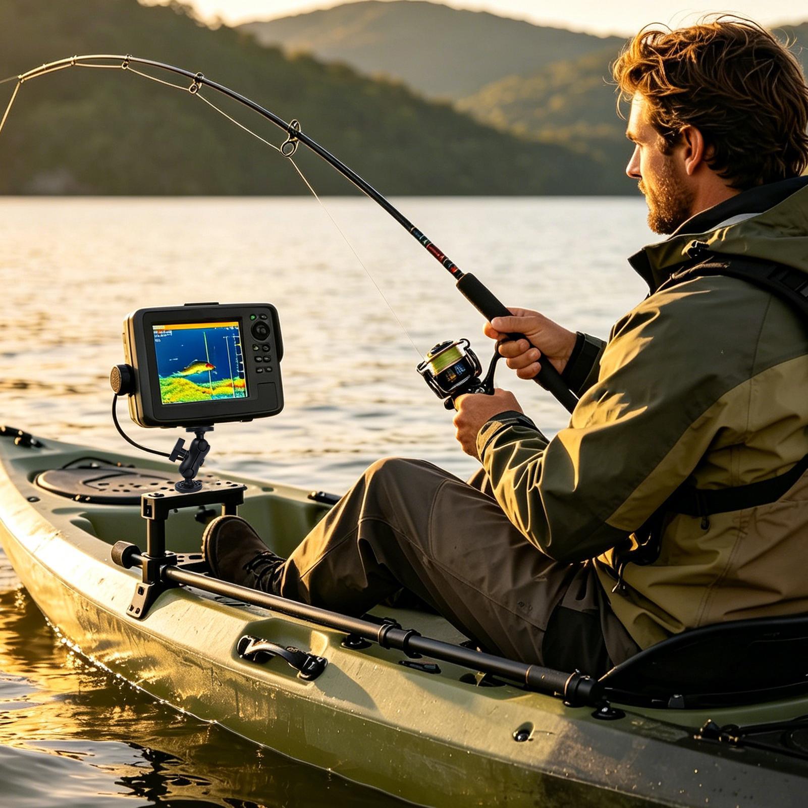 Soporte para Sonda de Pesca en - Fishing Kayak Fish Finder Mount reseña y precio