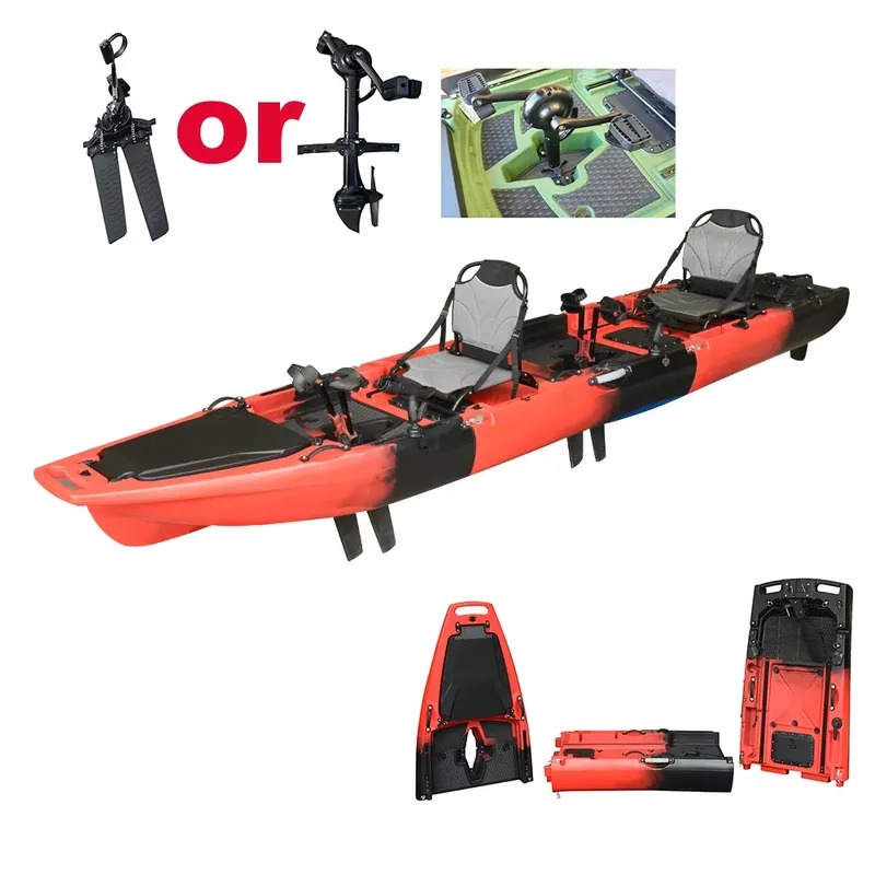 Kayak Doble de 14 Pies para 2  - Fishing Kayak Sit In reseña y precio