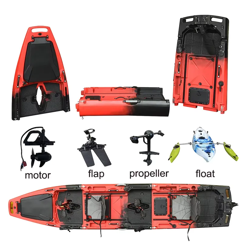 Kayak de Pesca de 14 Pies con  - Fishing Kayak Pedal Drive reseña y precio