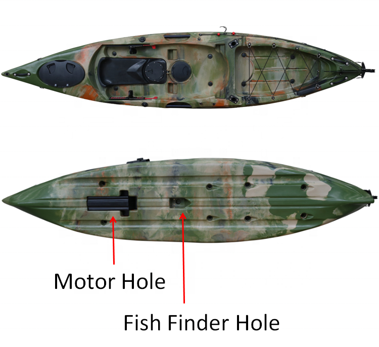Kayak de 12,46' sentado en el  - Fishing Kayak Sit In reseña y precio