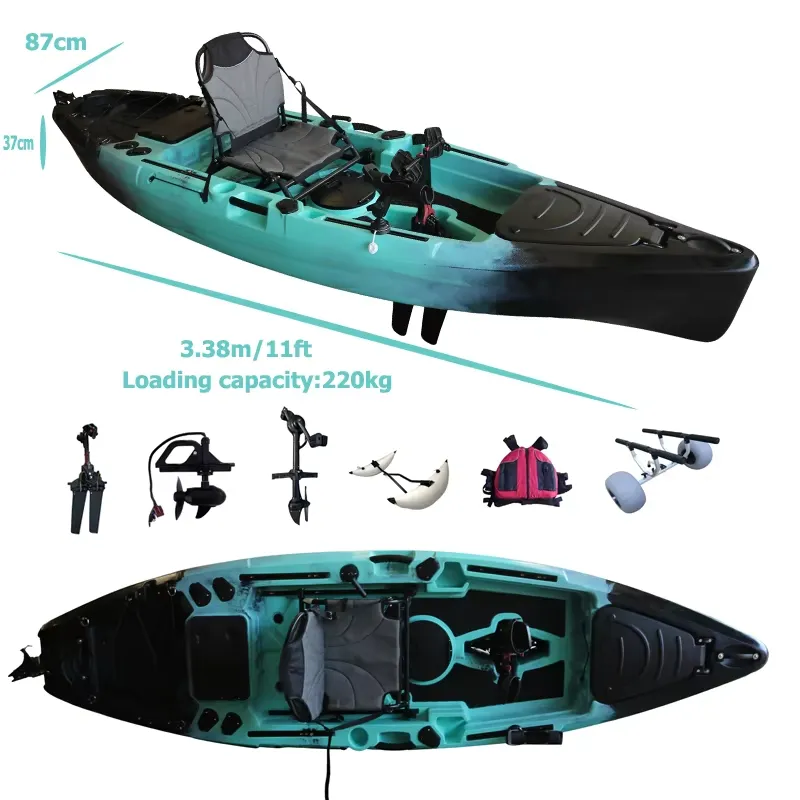Kayak de Pesca con Pedales y A - Fishing Kayak Sit In reseña y precio