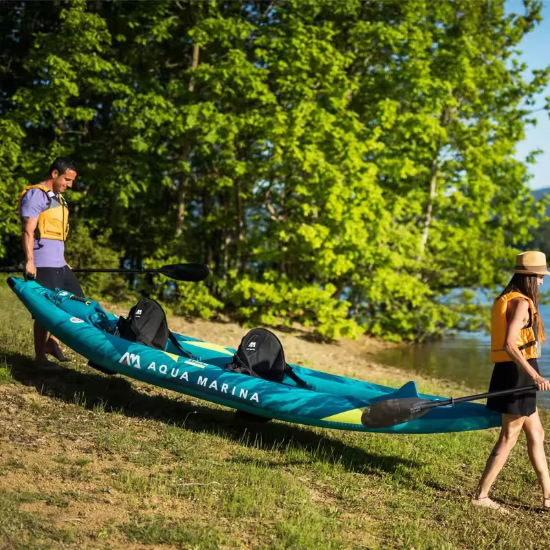 Canoa Kayak Inflable para 1-2  - Fishing Kayak Paddle reseña y precio