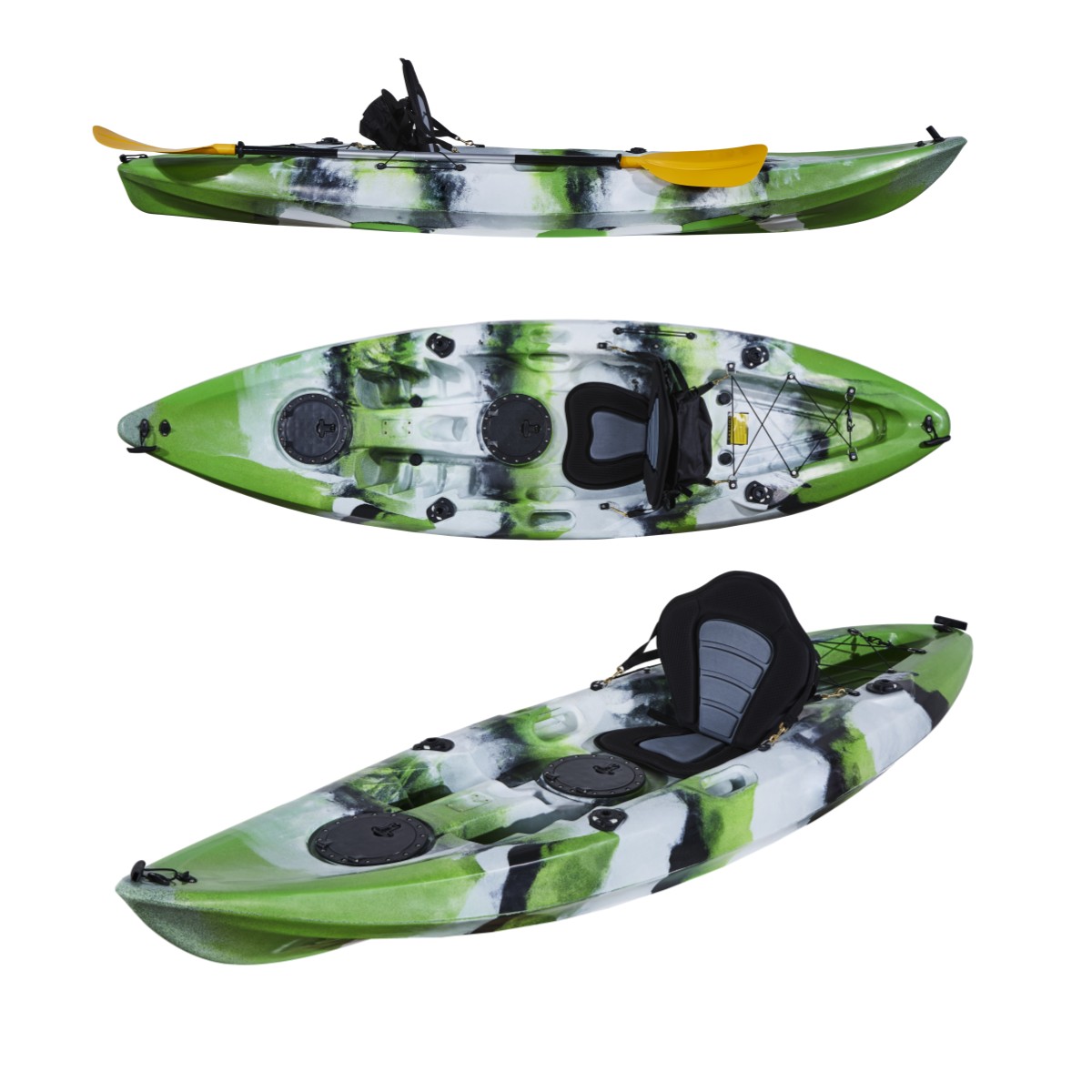 Kayak de pesca para una sola p - Fishing Kayak Sit In reseña y precio