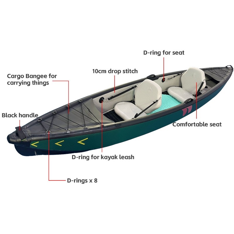 Nuevo Diseño de Kayak Inflable - Fishing Kayak Inflatable reseña y precio