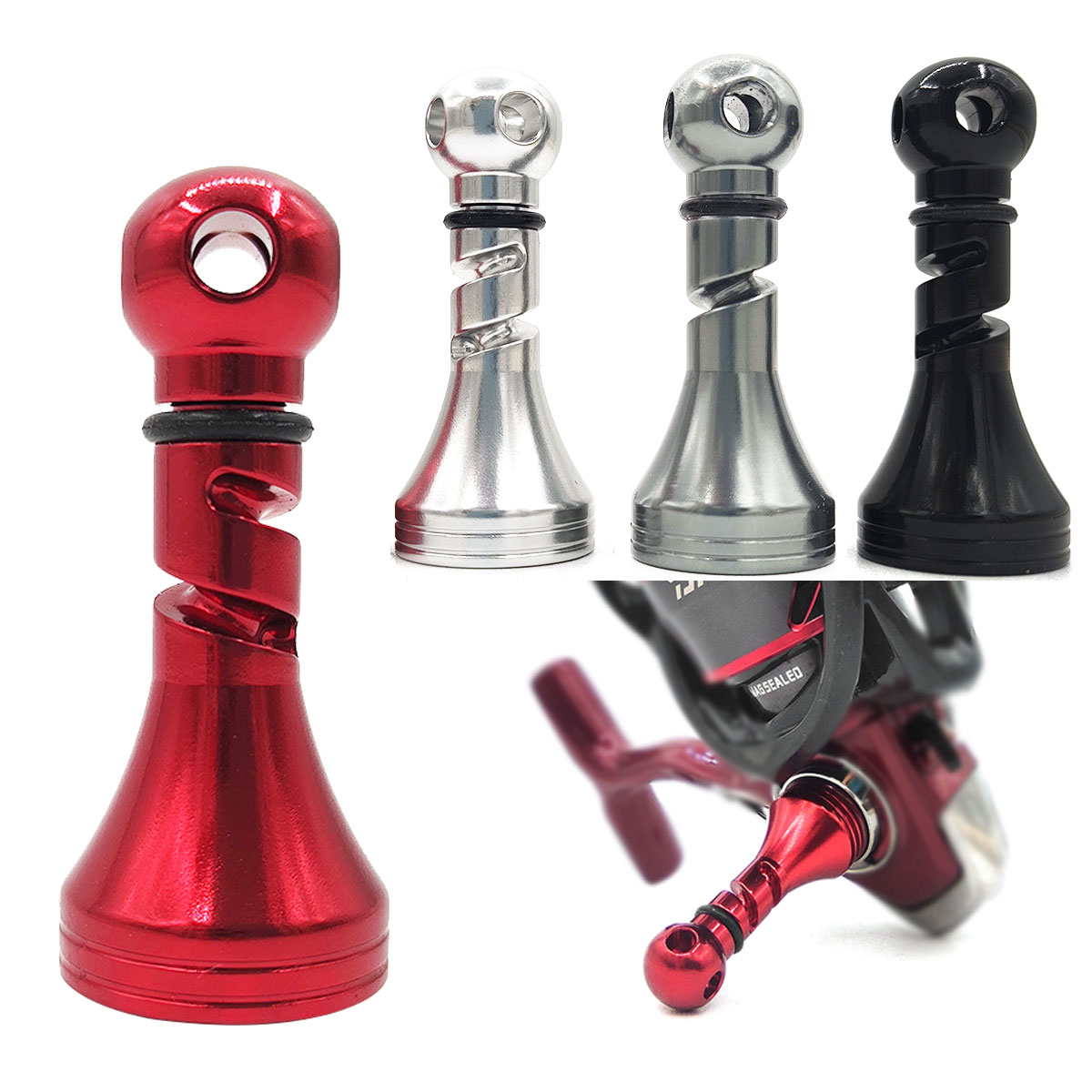 Soporte de mango de carrete de - Abu Garcia Reel Max reseña y precio