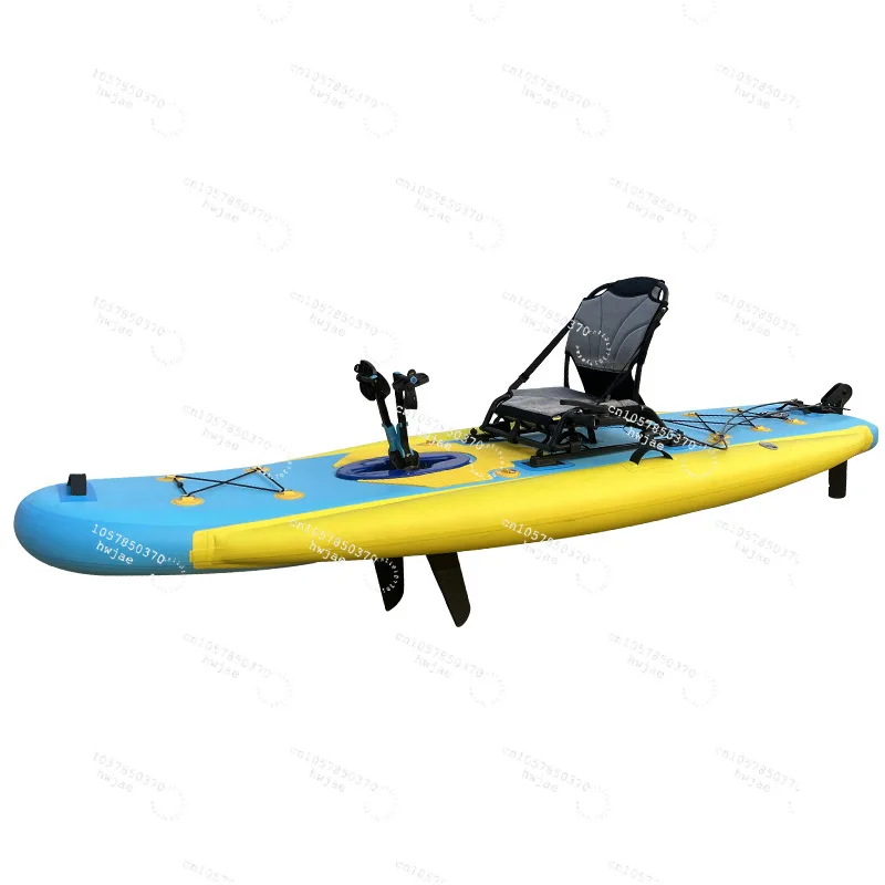 Kayak Inflable con Pedales y L - Fishing Kayak Inflatable reseña y precio
